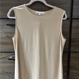NWOT - Preston & York Women's Cream Sleeveless Work Shell Biscotti - M